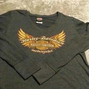 Harley Davidson Long Sleeve T Shirt Size XL